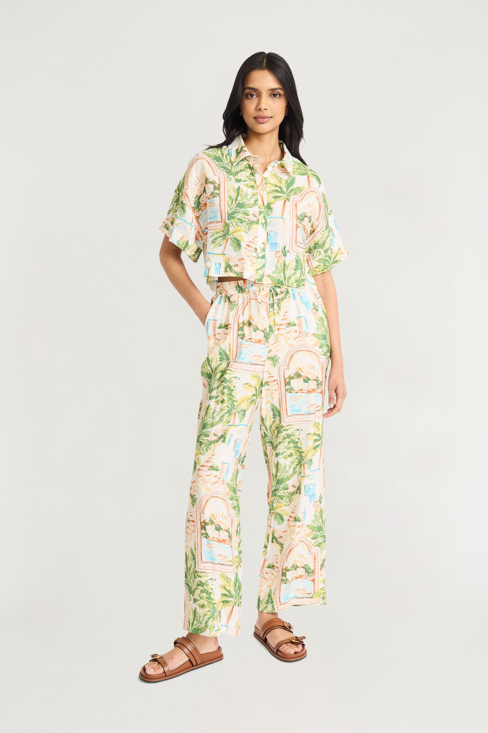 Marshall Pant Set in Riviera Windows - Image 2