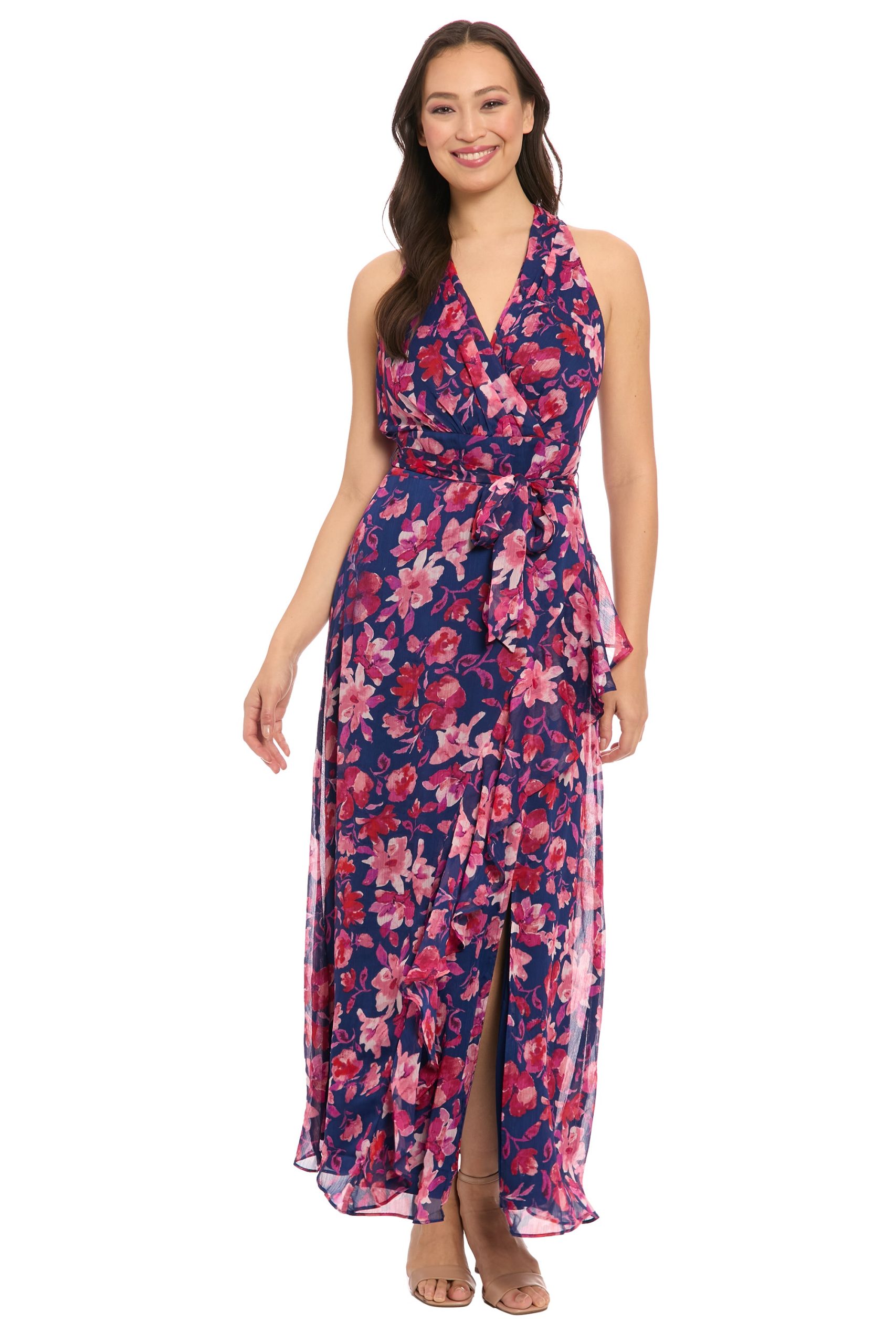 Amberlyn Halter Maxi in Floating Buds - Image 2
