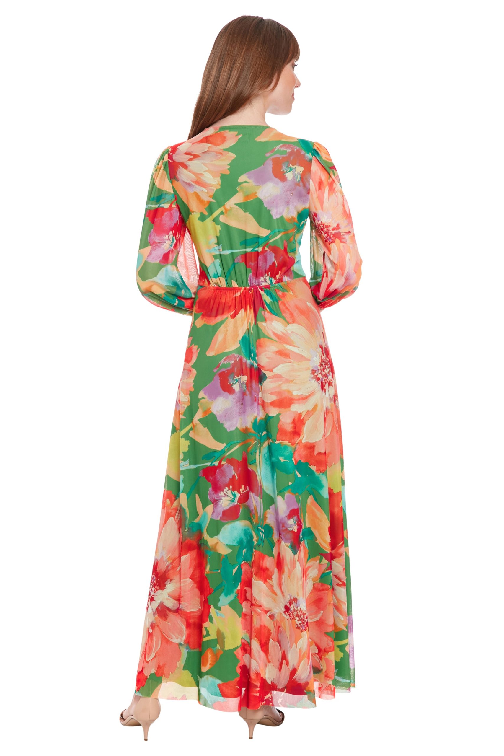Ruth Long Bishop Sleeve Maxi in Majestic Garden - Image 25