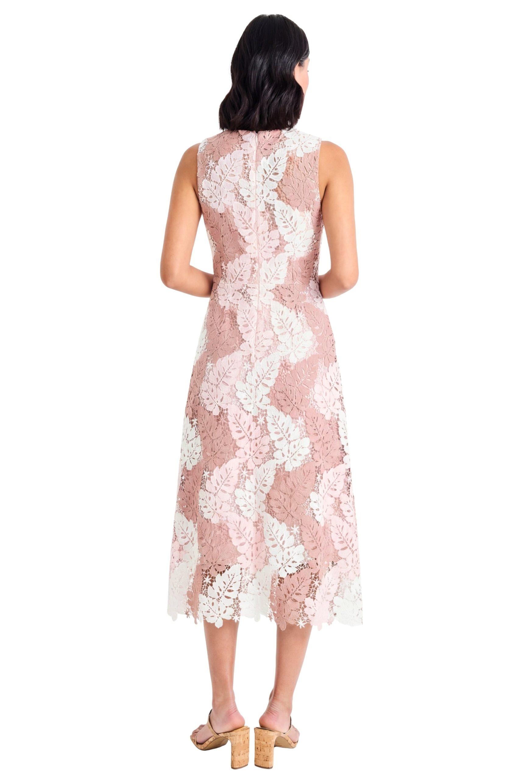 Rinna Ombre Sleeveless Lace Midi - Image 8