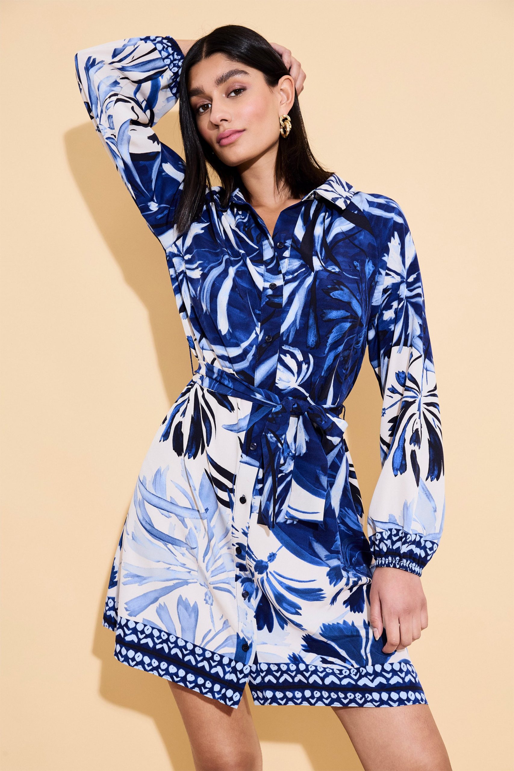 Bela Balloon Sleeve Shirtdress - Image 5