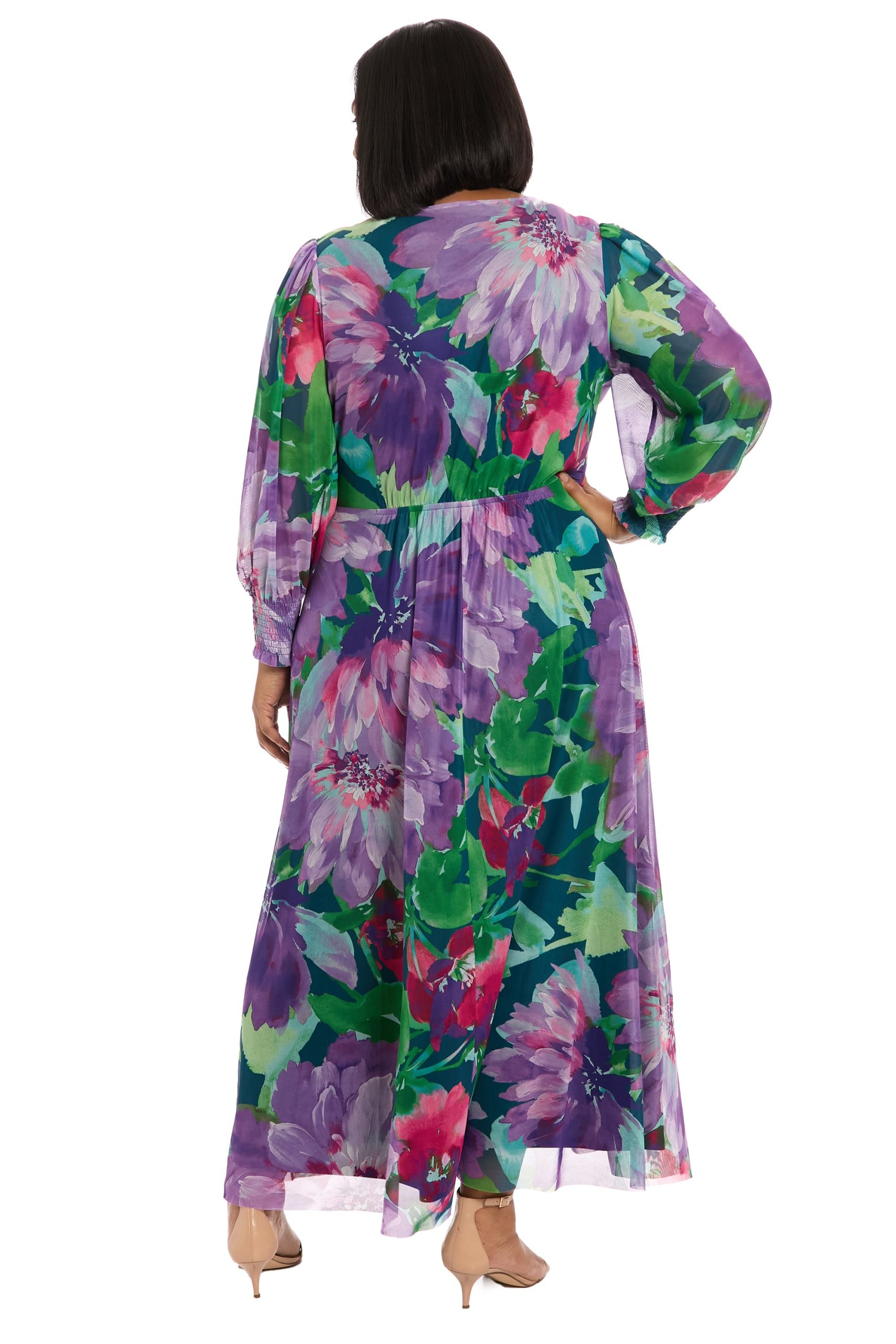 Ruth Long Bishop Sleeve Maxi in Majestic Garden - Image 23