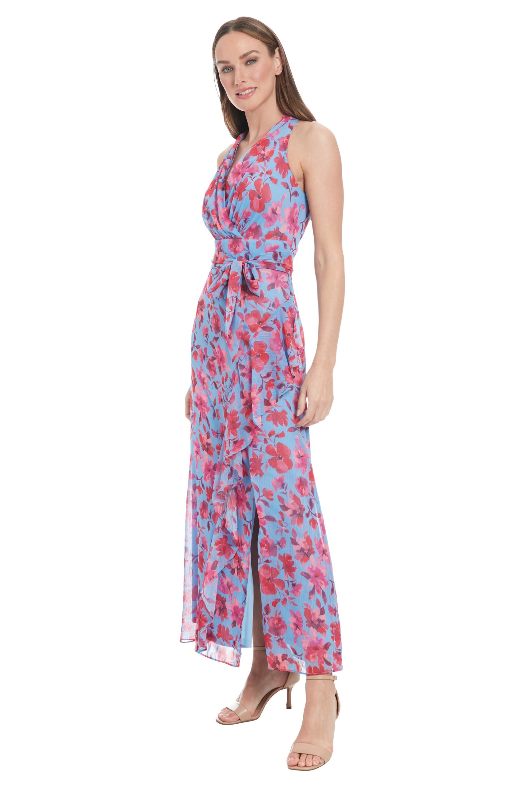 Amberlyn Halter Maxi in Floating Buds - Image 4