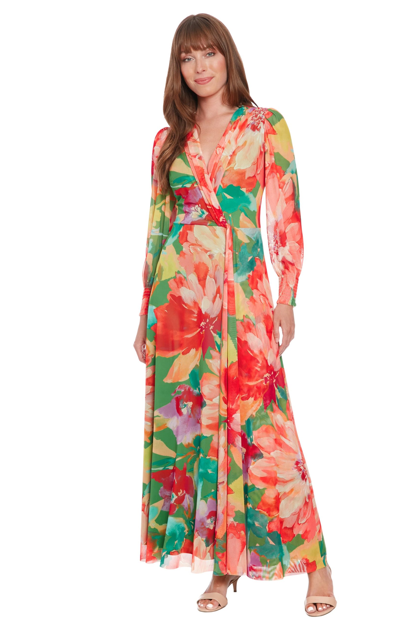 Ruth Long Bishop Sleeve Maxi in Majestic Garden - Image 24