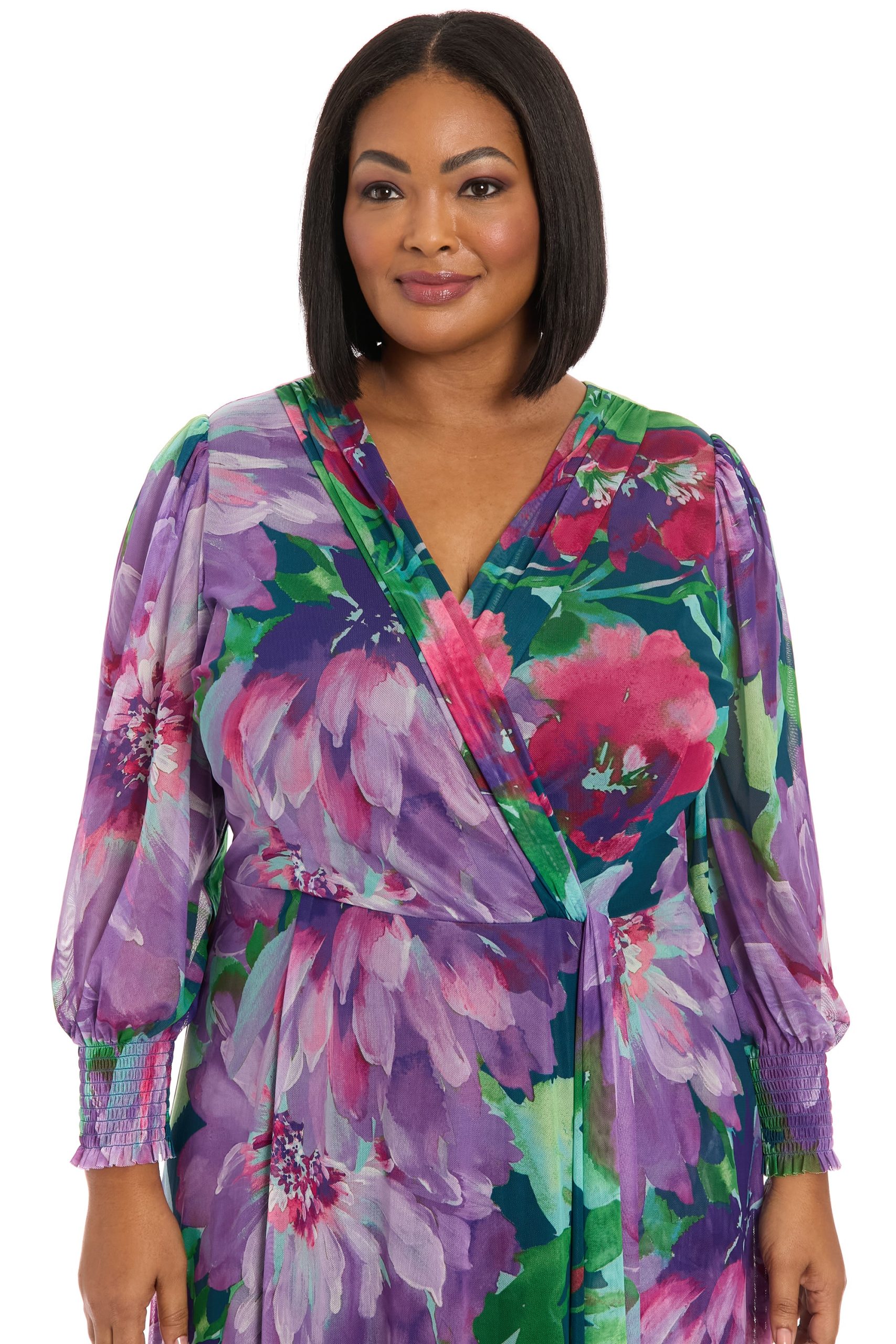 Ruth Long Bishop Sleeve Maxi in Majestic Garden - Image 21