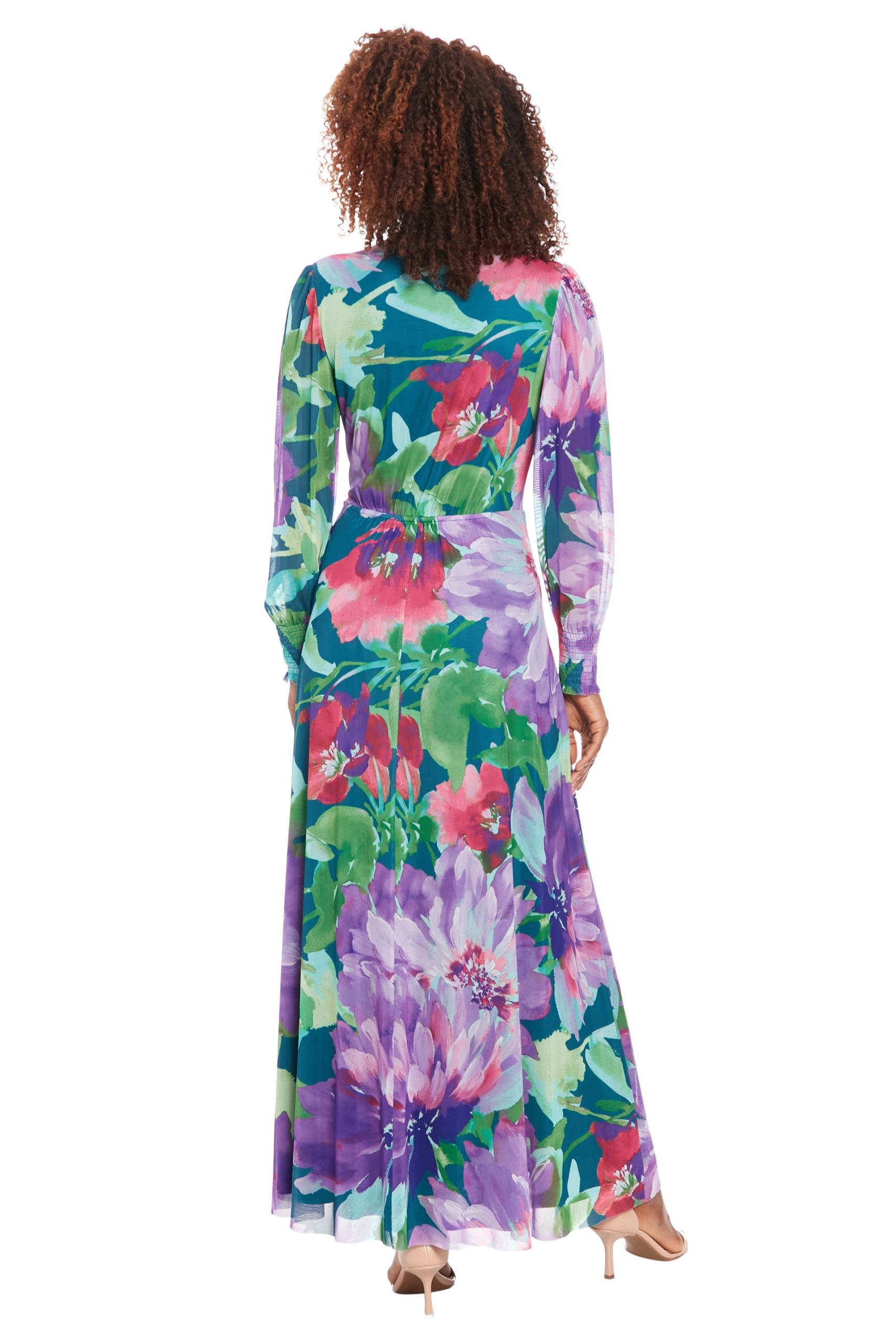 Ruth Long Bishop Sleeve Maxi in Majestic Garden - Image 19